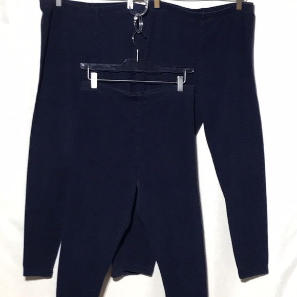 Lands End Leggings, bundle of (3), Navy - Picture 2 of 4